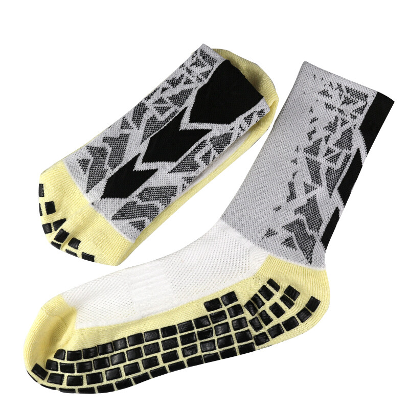 Противоплъзгащи се тренировъчни чорапи Футболен Баскетбол Тенис Чорап Нехлъзгащ се Футболен Устойчив на износване Спортен фрикционен лентен Грип Чорап за колоездене