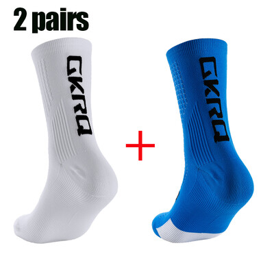 2 para GKRQ Nove biciklističke čarape Biciklističke medicinske sestre Kompresijske cestovne bicikle za trčanje Mtb do koljena Bijele Sportske Smiješne marke Crne