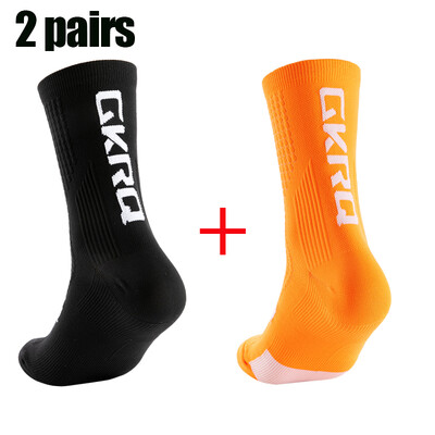 2 para GKRQ Nove biciklističke čarape Biciklističke medicinske sestre Kompresijske cestovne bicikle za trčanje Mtb do koljena Bijele Sportske Smiješne marke Crne