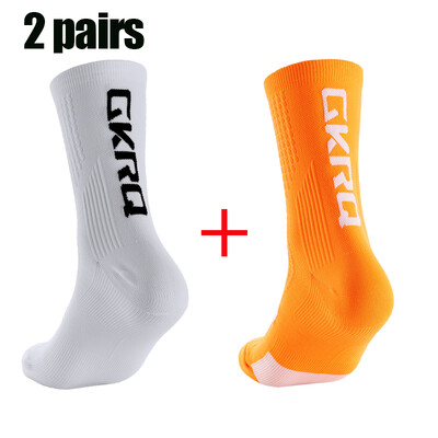 2 para GKRQ Nove biciklističke čarape Biciklističke medicinske sestre Kompresijske cestovne bicikle za trčanje Mtb do koljena Bijele Sportske Smiješne marke Crne