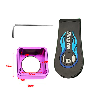 Držiak na kriedu na biliardové tágo, športové príslušenstvo na snooker, prenosná úložná skrinka na biliardové tágo, skrinka na kriedu z hliníkovej zliatiny, držiak na kriedu na biliardové tágo