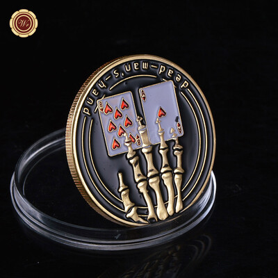 Štitnik za poker karticu Zaštitnik za poker kartice Metalni suvenir Set žetona Casino Dealer Novčić Poker Igra Hold'em Dodaci Sretni predmet
