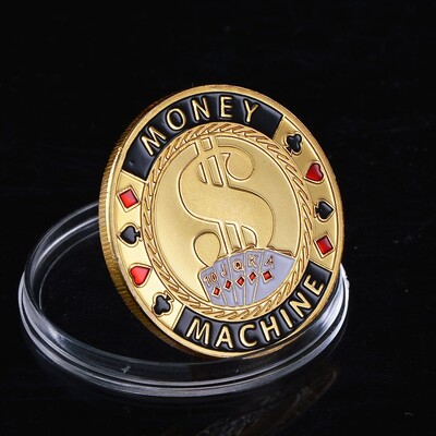 Štitnik za poker karticu Zaštitnik za poker kartice Metalni suvenir Set žetona Casino Dealer Novčić Poker Igra Hold'em Dodaci Sretni predmet