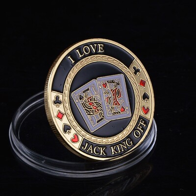 Štitnik za poker karticu Zaštitnik za poker kartice Metalni suvenir Set žetona Casino Dealer Novčić Poker Igra Hold'em Dodaci Sretni predmet