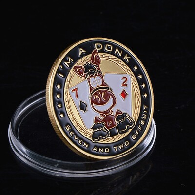 Štitnik za poker karticu Zaštitnik za poker kartice Metalni suvenir Set žetona Casino Dealer Novčić Poker Igra Hold'em Dodaci Sretni predmet