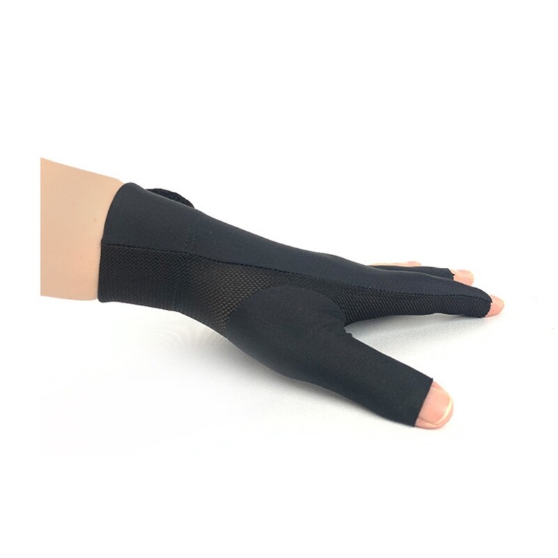 Neklizajuća rukavica za bilijar Jedna tri prsta Rukavica s tri prsta Tanka crvena rukavica za lijevu ruku Bilijarska oprema za biljar