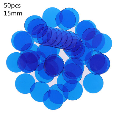 100/50 komada Montessori obrazovne matematičke igračke Resursi za učenje Zaliha bingo žetona u boji 15 mm