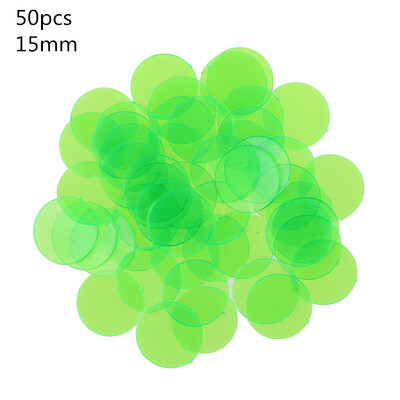 100/50 komada Montessori obrazovne matematičke igračke Resursi za učenje Zaliha bingo žetona u boji 15 mm