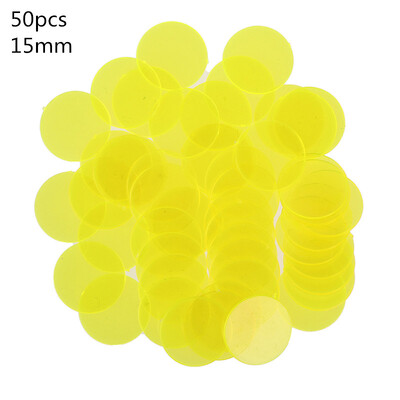 100/50 komada Montessori obrazovne matematičke igračke Resursi za učenje Zaliha bingo žetona u boji 15 mm