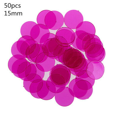 100/50 komada Montessori obrazovne matematičke igračke Resursi za učenje Zaliha bingo žetona u boji 15 mm