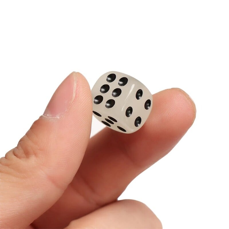 5-30 KOM 14 mm 6-strane noktilucentne kockice, noćno svjetlo, okrugle kutne kocke, zabavni bar, KTV zabava, svjetleće kockice za igru, alat za piće