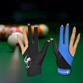 Snūkera biljarda cimdi Trīs pirksti Kreisā un Labā Roka Viena Snūkera Biljarda Cimdi Pretslīdēšanas