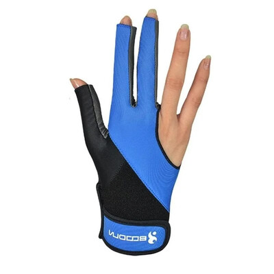 Snūkera biljarda cimdi Trīs pirksti Kreisā un Labā Roka Viena Snūkera Biljarda Cimdi Pretslīdēšanas