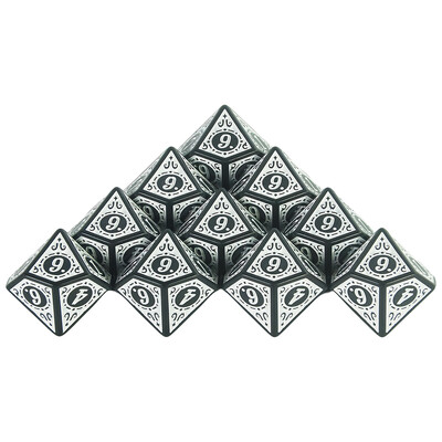 10-strane akrilne kockice D10 Polyhedral Dice Set za DND RPG igranje uloga stolne igre