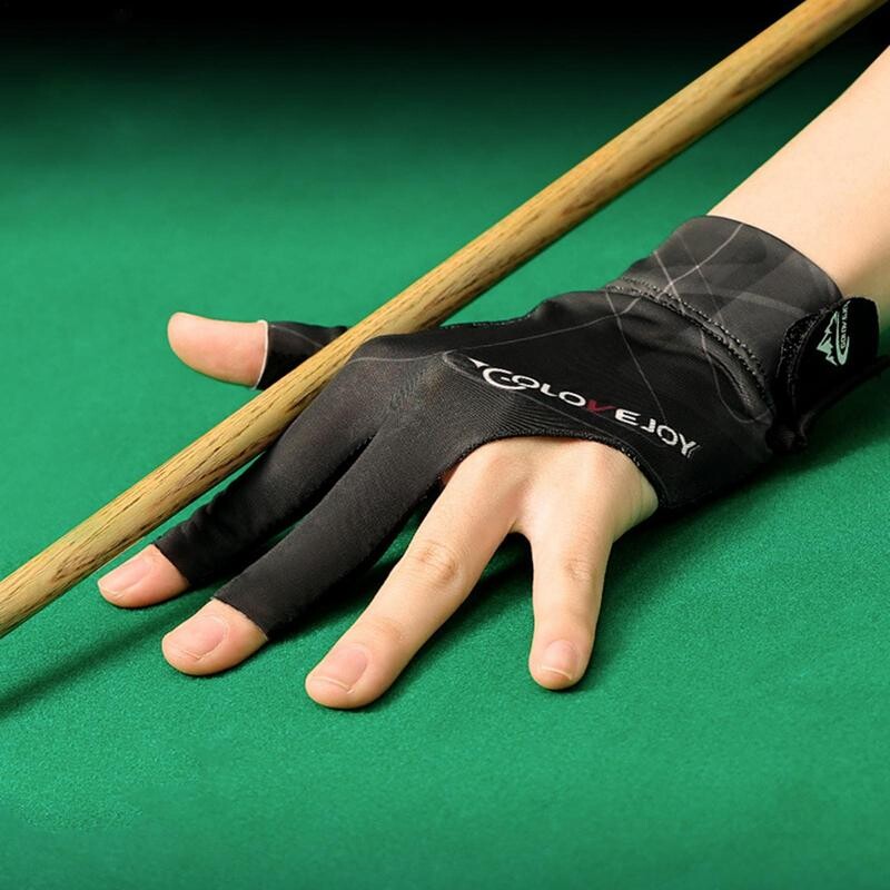 Horúci výpredaj biliardových rukavíc, protišmykové 3 prsty, športové pravá rukavica na snooker, elastické biliardové tréningové rukavice, príslušenstvo