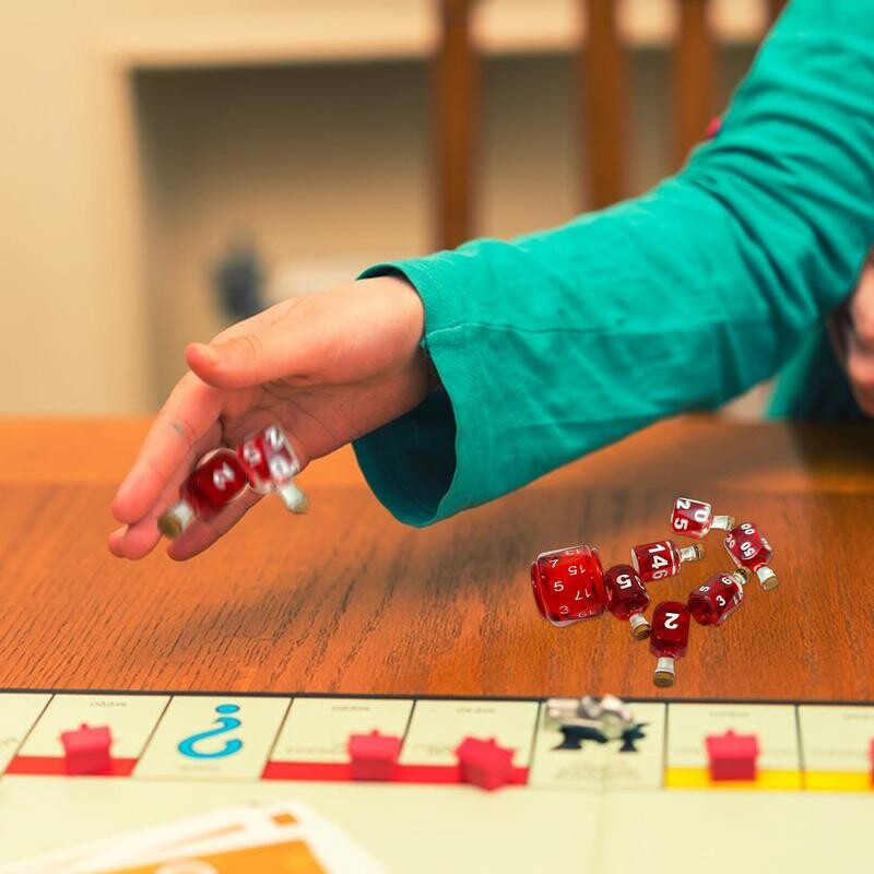 Potion Dice 7Pcs Set silikonskih kockica Kockice za igranje uloga Set kockica za igranje uloga s konstrukcijom od smole Cool kockice inspirirane astrologijom