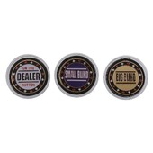 1 Dealer 1 Small Blind 1 Big Blind Set de jetoane de poker Poker Card Guard