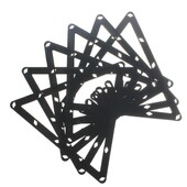 6Pcs 8 9 10 Ball Magic Invisible Rack Sheet Pozicioniranje biljarskog štapa Alat za biljarsku dvoranu za individualnu kućnu igru