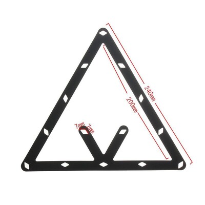 6Pcs 8 9 10 Ball Magic Invisible Rack Sheet Pozicioniranje biljarskog štapa Alat za biljarsku dvoranu za individualnu kućnu igru