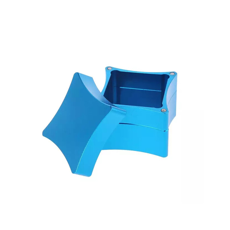 Prijenosni metalni mini držač za kredu za biljar, spajanje kreda za bazen, kutija za nošenje, kutija za biljarski pribor za prigušnicu, pribor za snooker