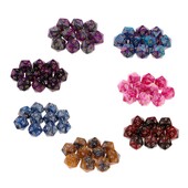 10-dijelni višestrani poliedarski set D20 Igre rezanja