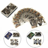 Kreativne prozirne karte za igranje Dragon Tiger Poker karte Društvena igra za zabavu Poklon L773