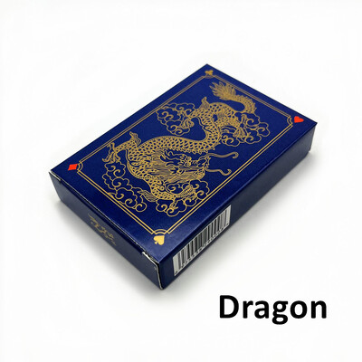 Kreativne prozirne karte za igranje Dragon Tiger Poker karte Društvena igra za zabavu Poklon L773