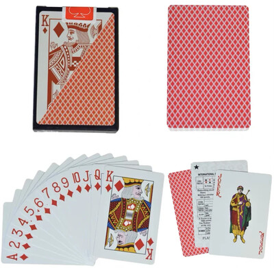 100% PVC plastika Vodootporna folija Karte za igranje za odrasle Poker Karte Društvene igre 58*88 mm Karte Poker karte