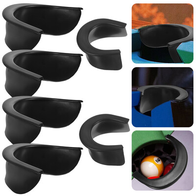 6db Biliárd biliárd lyukas gumibetét készlet Biliárdasztal zsebbetét Biliárd zsebbélés Snooker tartozékok