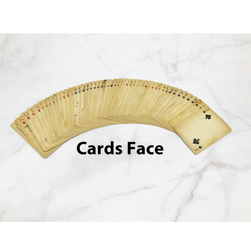 Retro kreatívna kolekcia hracích kariet, kartová hra, papierové karty, hra 63x88 mm