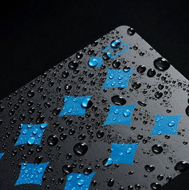 24K aukso kortos Plastikinis pokerio žaidimas Deck Folio pokerio paketas Magic Cards Neperšlampamas kortelių dovanų kolekcija Lošimo stalo žaidimas