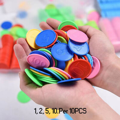 Žetoni za poker s brojevima Markeri za brojanje Društvene igre Adultt Kids Party Carnival Fun Favors Juegos De Mesas Para Toda La Familia
