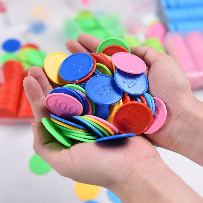 Žetoni za poker s brojevima Markeri za brojanje Društvene igre Adultt Kids Party Carnival Fun Favors Juegos De Mesas Para Toda La Familia