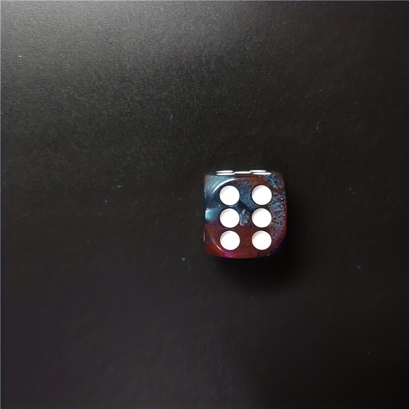 12 τεμάχια/σετ 16 mm/0,63 ιντσών Παιχνίδι παζλ Διχρωμία με ζάρια Color Dot Ακρυλικό Διασκεδαστικό Διασκεδαστικό Παιχνίδι Ζάρια υψηλής ποιότητας