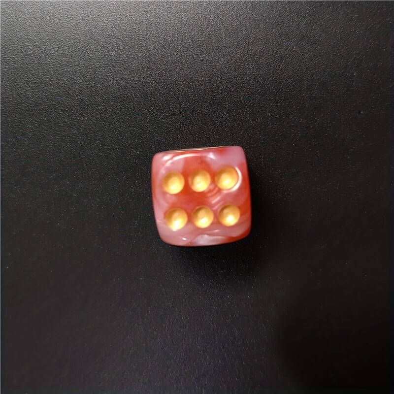 12 τεμάχια/σετ 16 mm/0,63 ιντσών Παιχνίδι παζλ Διχρωμία με ζάρια Color Dot Ακρυλικό Διασκεδαστικό Διασκεδαστικό Παιχνίδι Ζάρια υψηλής ποιότητας