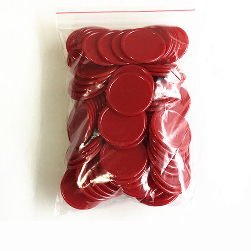 40KOM 37MM žetoni za poker, plastični diskovi za brojanje, matematička kartica za brojanje za odrasle, djecu Juegos De Mesa Familiares Divertidos