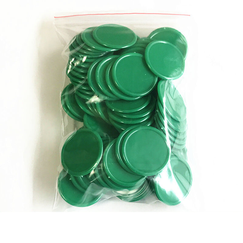 40KOM 37MM žetoni za poker, plastični diskovi za brojanje, matematička kartica za brojanje za odrasle, djecu Juegos De Mesa Familiares Divertidos
