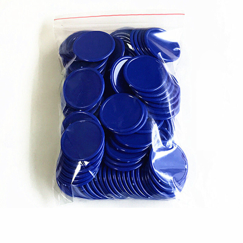 40KOM 37MM žetoni za poker, plastični diskovi za brojanje, matematička kartica za brojanje za odrasle, djecu Juegos De Mesa Familiares Divertidos