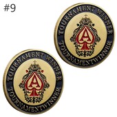 Štitnici za poker kartice Kovanice Kolekcionarski predmeti Stolne igre Štitnici za poker kartice Metalni žetoni za poker Novčići Dodaci za poker