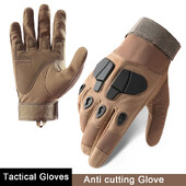 Potpuna zaštita prstiju rukavice protiv posjekotina za muškarce, prozračne, vježbanje, biciklizam, planinarenje, vožnja bicikla Moto rukavice guantes W30