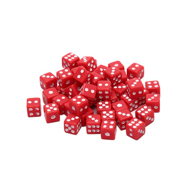 100 ks/balenie 8 mm akrylové štvorcové rohové kocky pravouhlé automatické mahjongové puzzle mini herné kocky