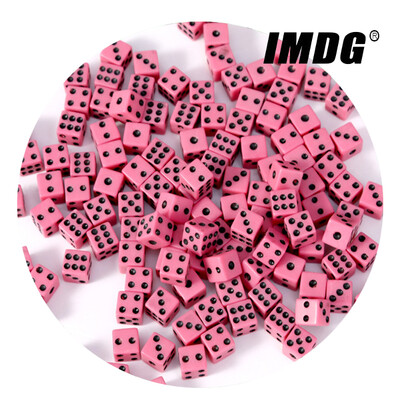 100 ks/balenie 8 mm akrylové štvorcové rohové kocky pravouhlé automatické mahjongové puzzle mini herné kocky