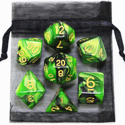 Kocky DND Hra Kocky Role Kocky Miešanie Farieb Sada Kociek s Taškou 9 Rôzne Štýly K dispozícii Pre Prenosné Hračky DND RPG TRPG Hry