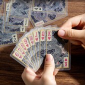 PVC igraća karta, prozirna plastična stolna igraća karta, prijenosna mala kartica