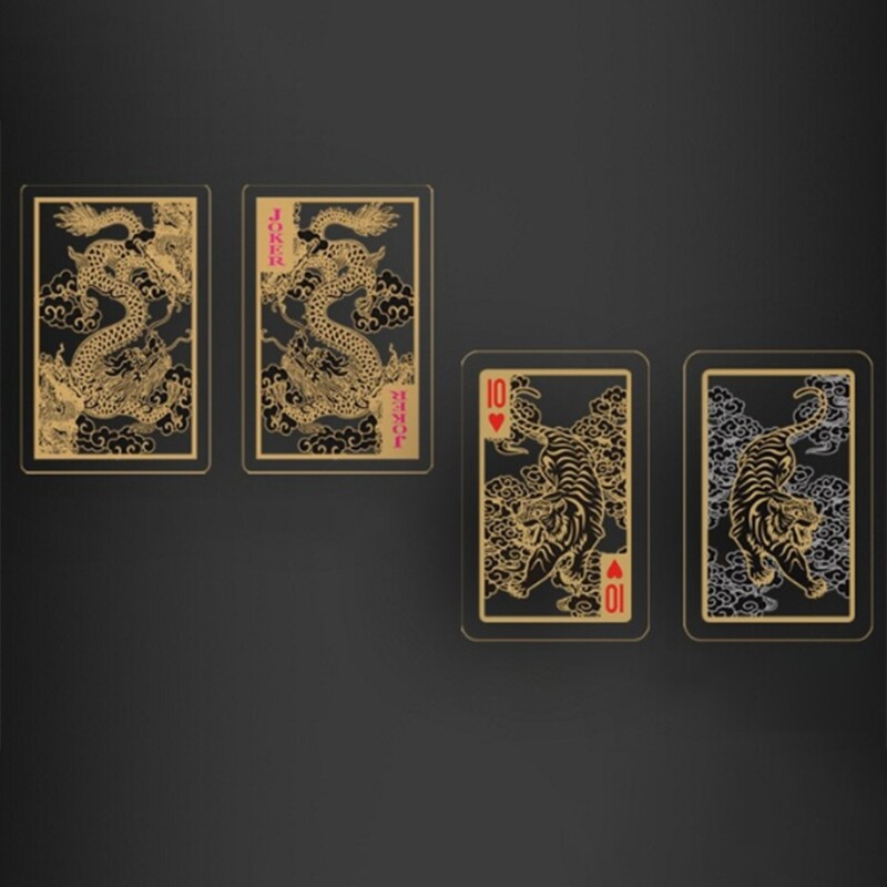 PVC igraća karta, prozirna plastična stolna igraća karta, prijenosna mala kartica