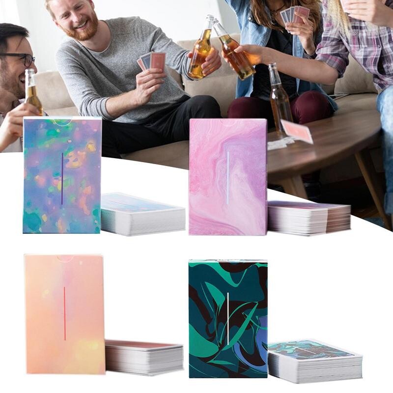 54 karte Kreativni umjetnički dizajn Poker stol Karte za igranje Izdržljive kolekcije Teksas karata protiv presavijanja Proizvodi za zabavu