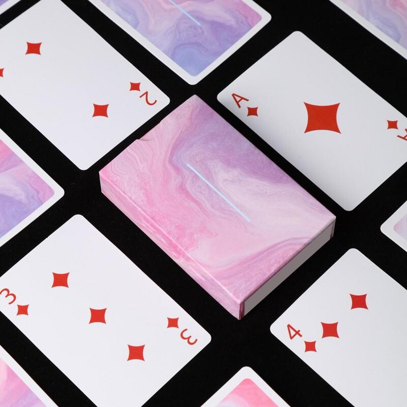 54 karte Kreativni umjetnički dizajn Poker stol Karte za igranje Izdržljive kolekcije Teksas karata protiv presavijanja Proizvodi za zabavu