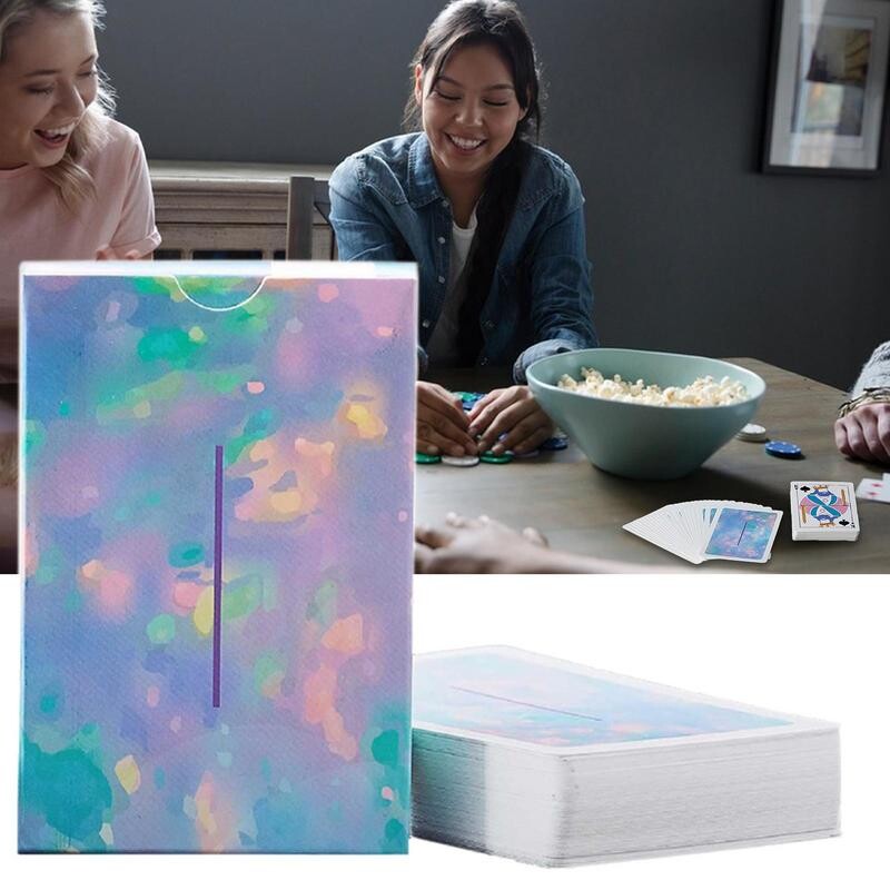 54 karte Kreativni umjetnički dizajn Poker stol Karte za igranje Izdržljive kolekcije Teksas karata protiv presavijanja Proizvodi za zabavu