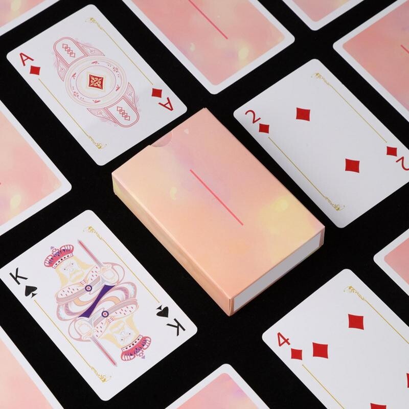 54 karte Kreativni umjetnički dizajn Poker stol Karte za igranje Izdržljive kolekcije Teksas karata protiv presavijanja Proizvodi za zabavu