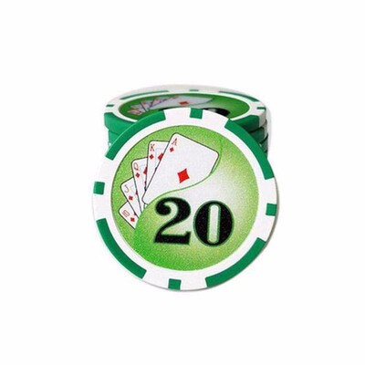 Golfa bumbiņu marķieris ar standarta cepures klipsi Magnētiskais sakausējuma marķieris Golfa piederumi Pokera numuri